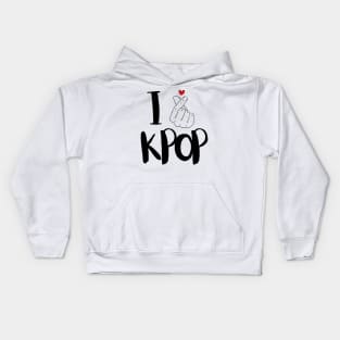 I Love K-Pop Kids Hoodie